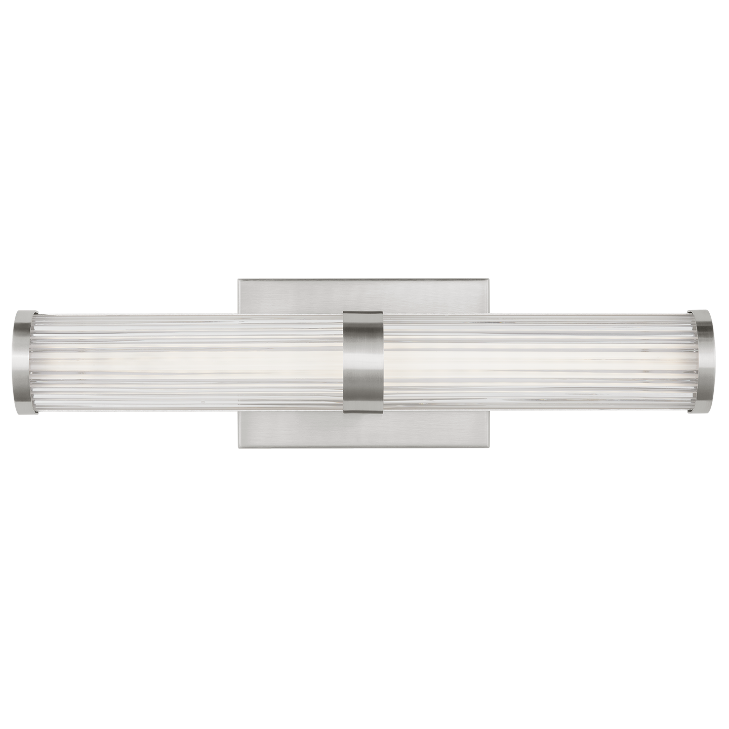 Syden Small LED Wall / Bath Brushed Nickel Bulbs Inc