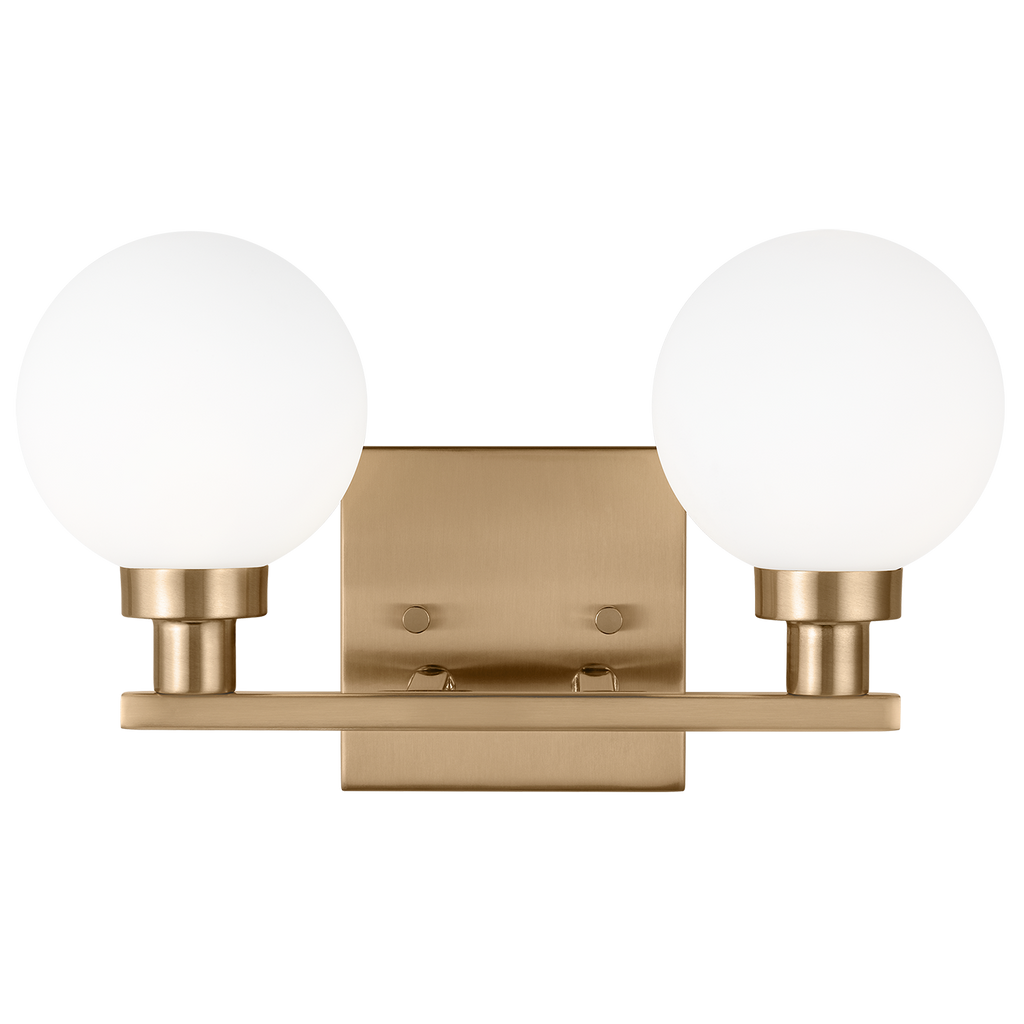 Clybourn Two Light Wall / Bath Satin Brass