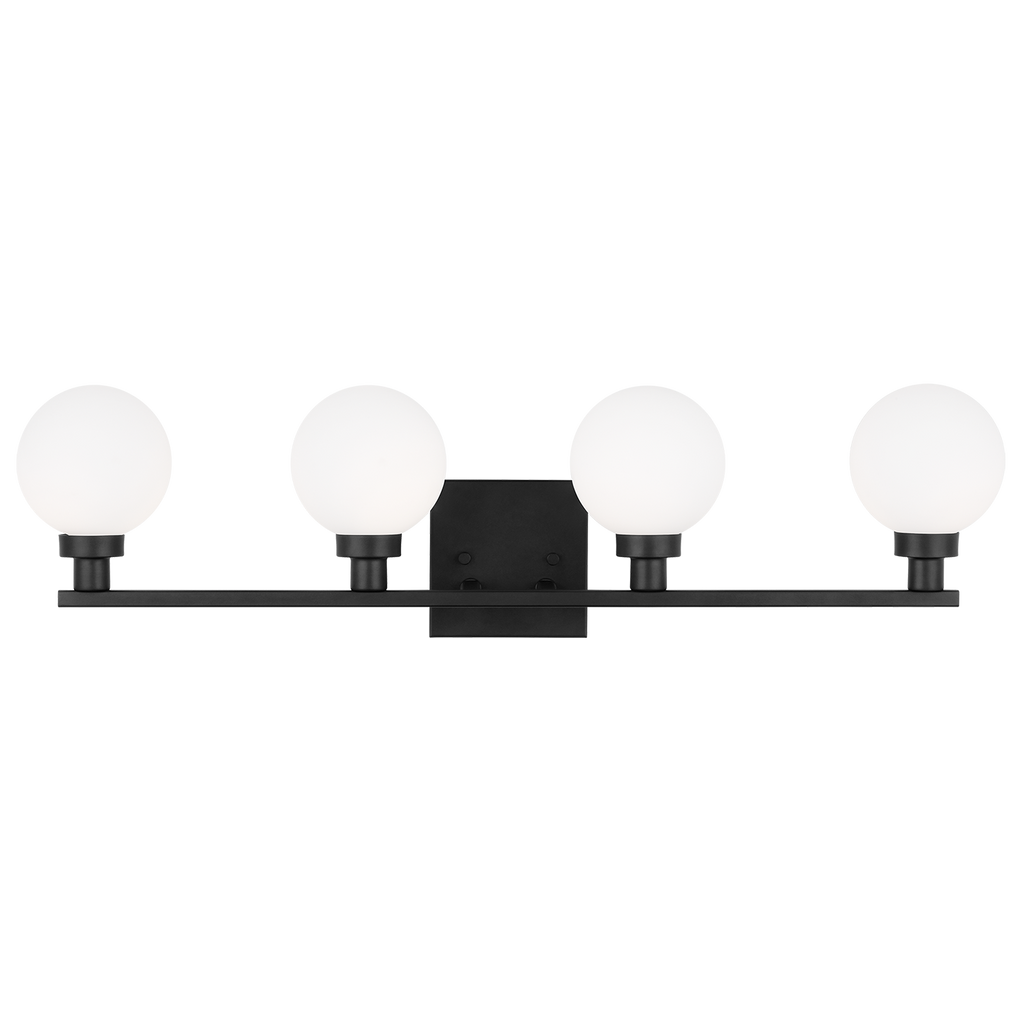 Clybourn Four Light Wall / Bath Midnight Black