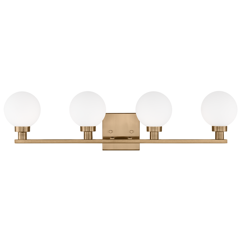 Clybourn Four Light Wall / Bath Satin Brass