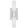 Keaton Small Two Light Wall / Bath Chrome