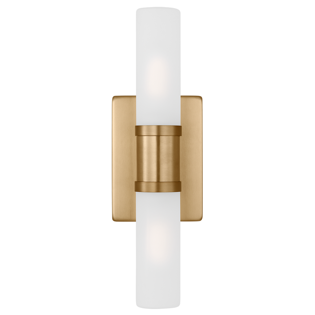 Keaton Small Two Light Wall / Bath Satin Brass