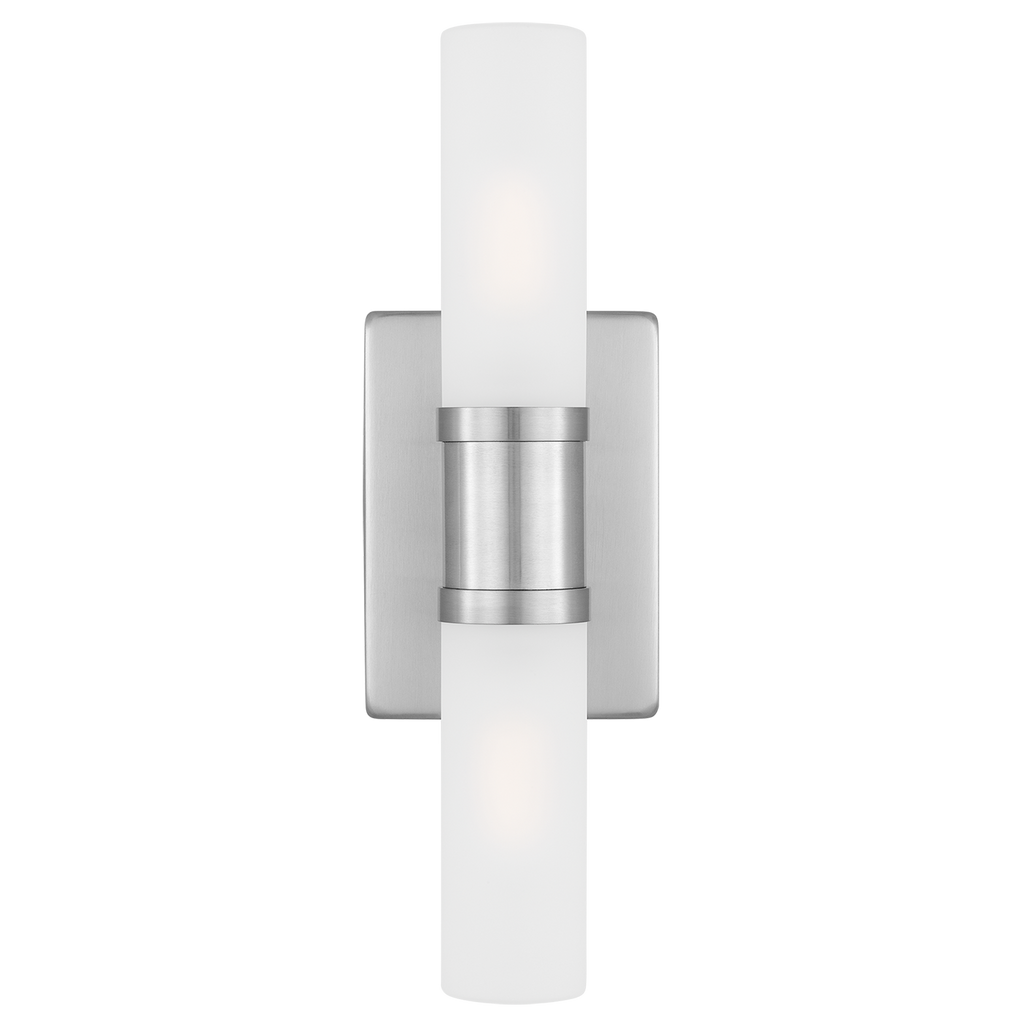 Keaton Small Two Light Wall / Bath Brushed Nickel