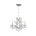 Maria Theresa 16.5'' Italian Crystal Polished Chrome Chandelier