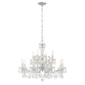 Maria Theresa 29'' Italian Crystal Polished Chrome Chandelier
