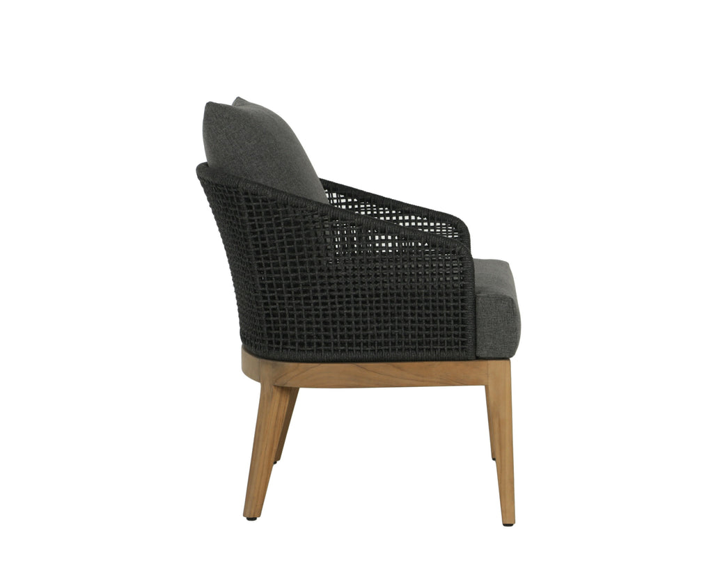 Capri Lounge Chair - Natural - Gracebay Grey
