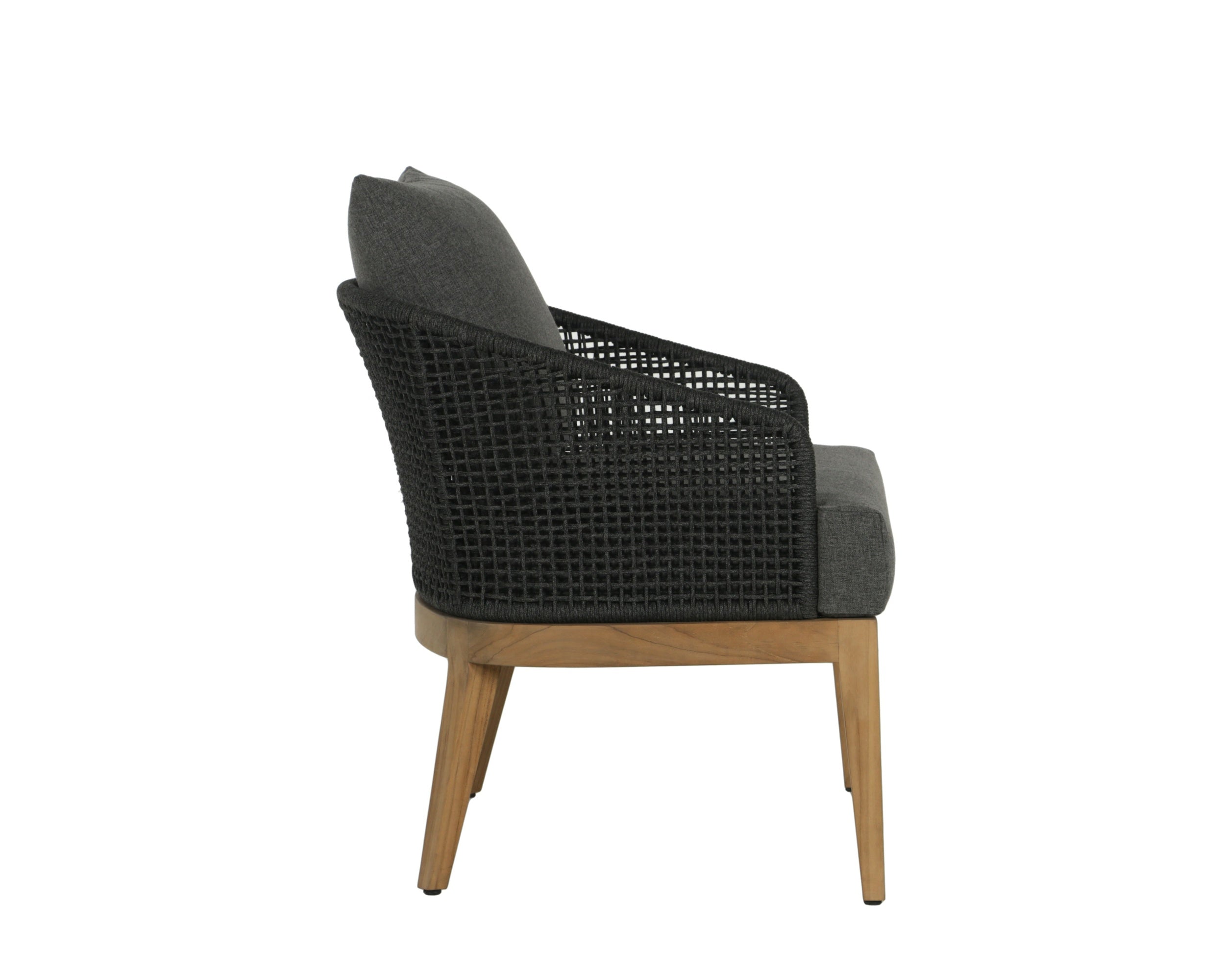Capri Lounge Chair - Natural - Gracebay Grey