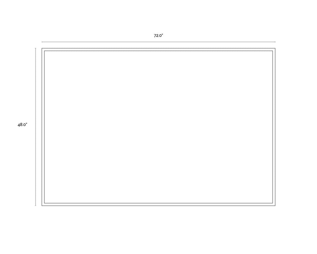 Connectivity - 72" X 48" - Natural Floater Frame