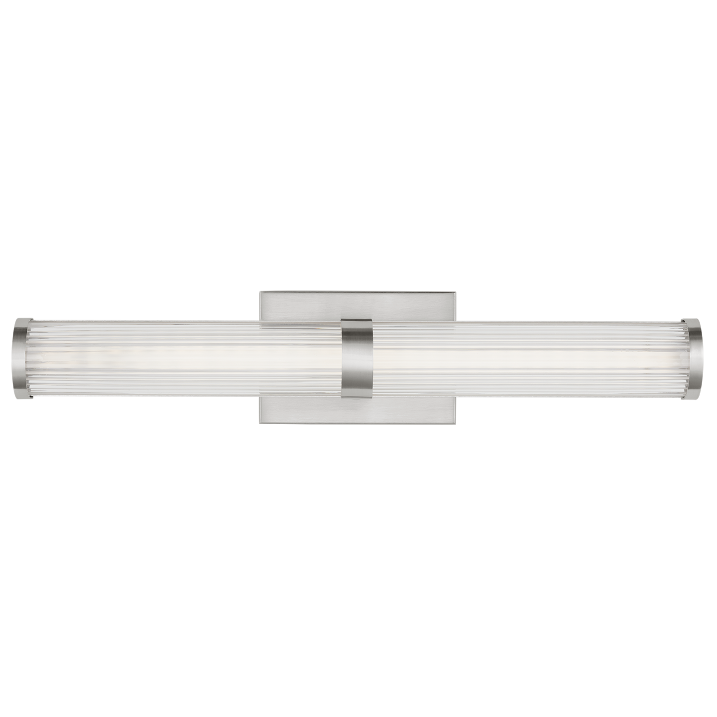 Syden Medium LED Wall / Bath Brushed Nickel Bulbs Inc