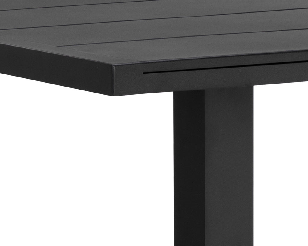 Merano Bar Table - Square - Black
