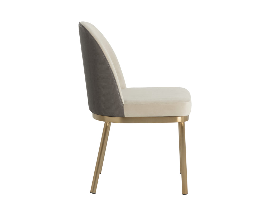 Lavania Dining Chair - Meg Taupe / Porcini Taupe