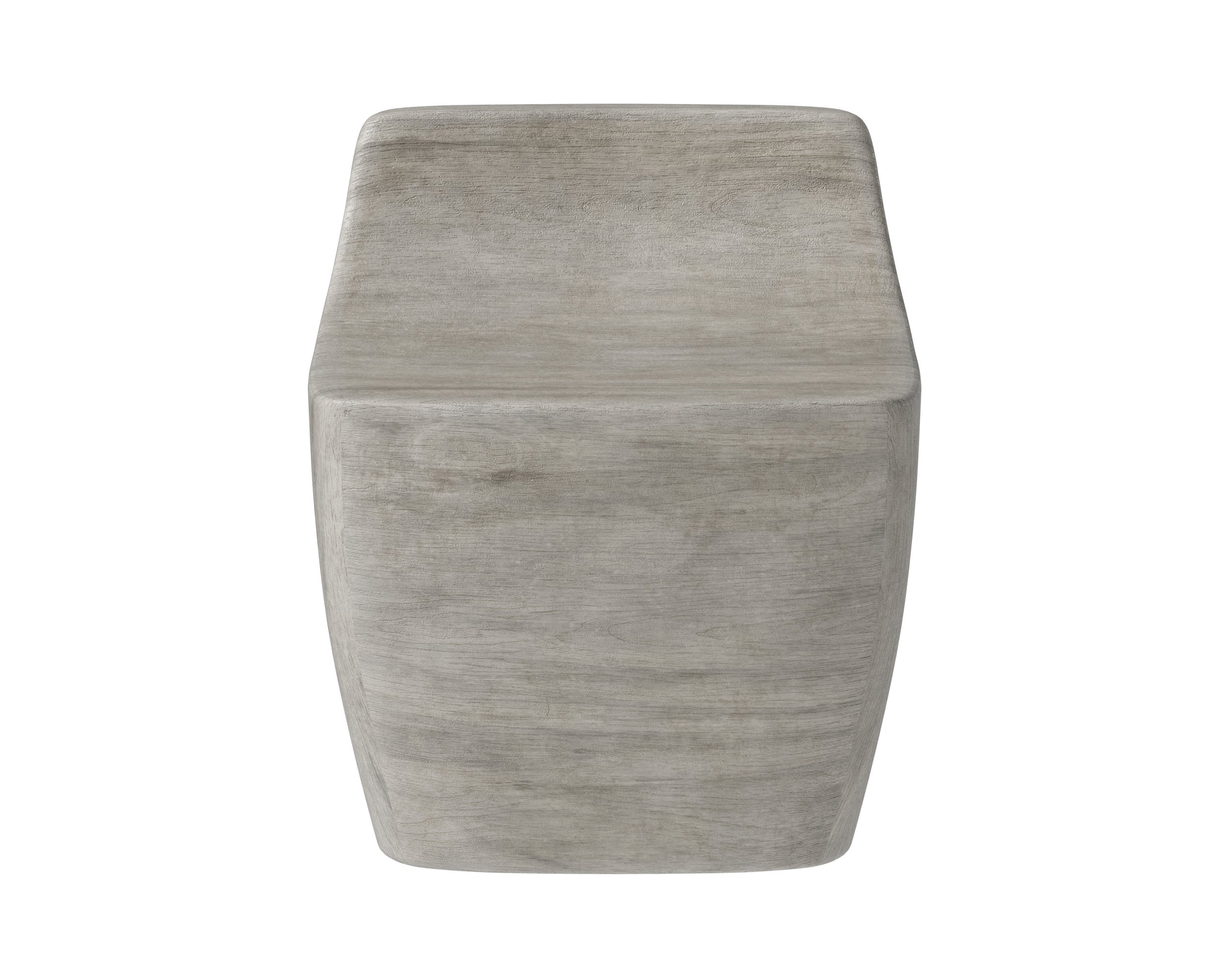 Ledger Stool - Ash Grey Wood Look