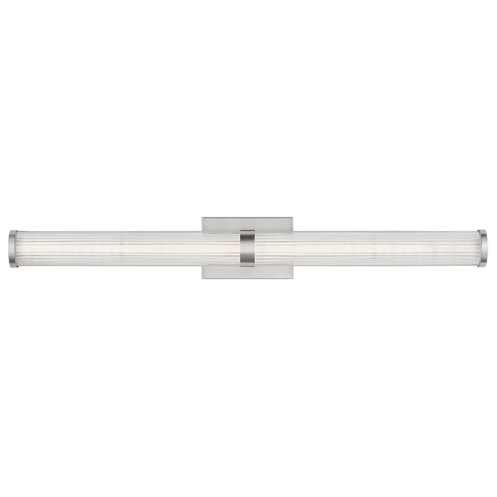 Syden Large LED Wall / Bath Brushed Nickel Bulbs Inc
