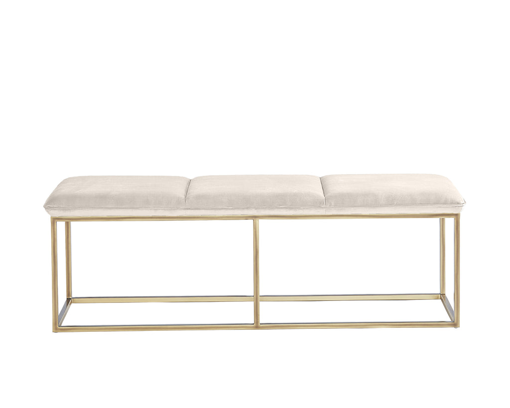 Alley Bench - Burnished Brass - Piccolo Prosecco