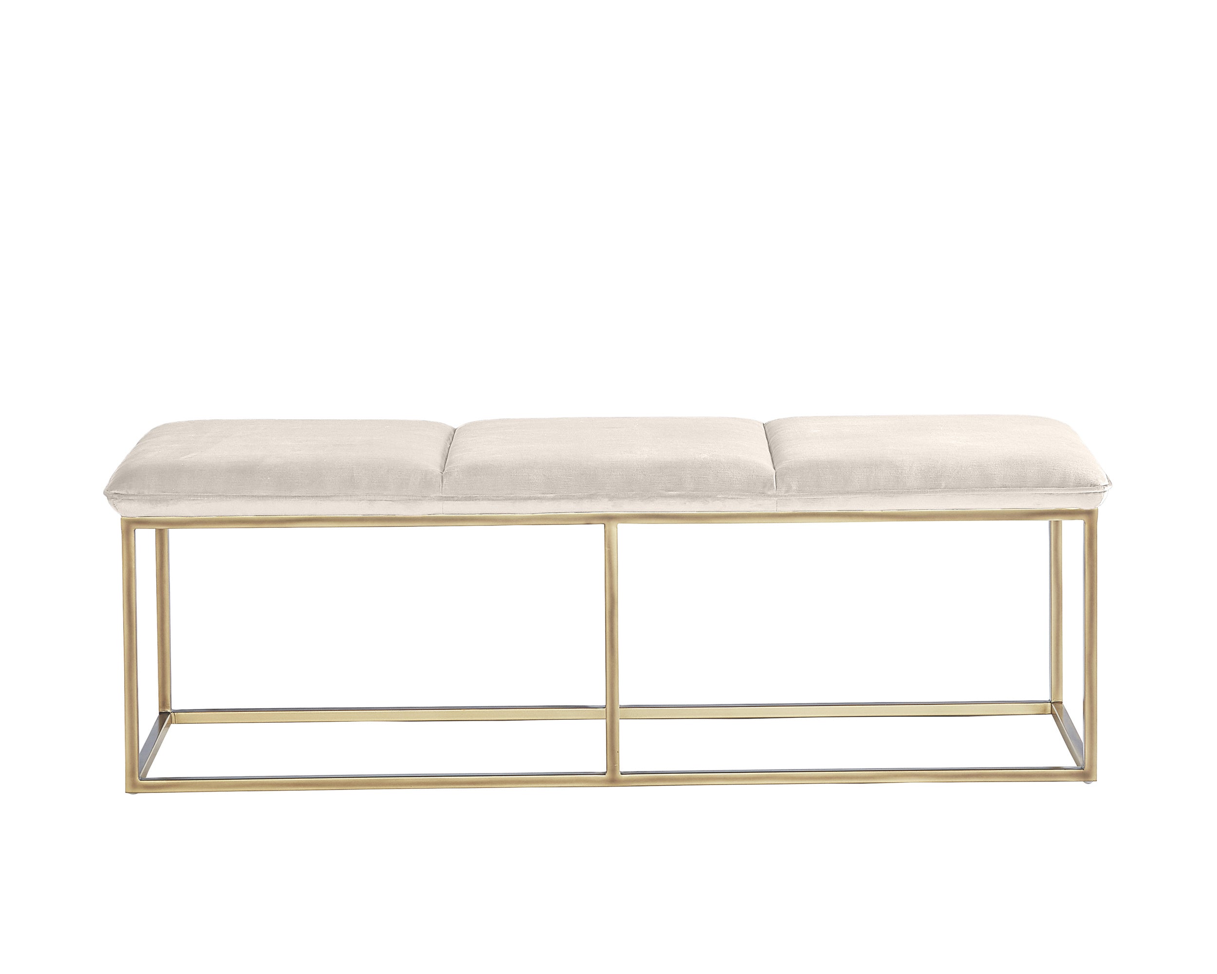 Alley Bench - Burnished Brass - Piccolo Prosecco