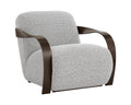 Sonesta Lounge Chair - Dark Bronze - Helios Check Black