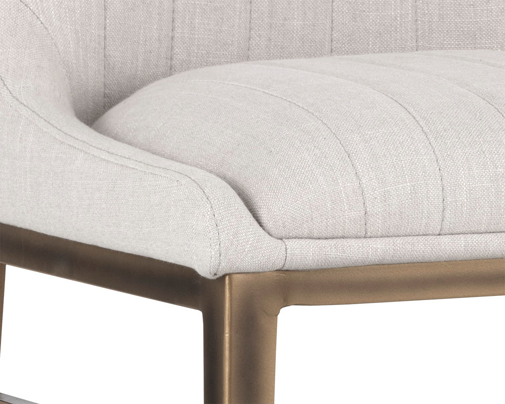 Halden Counter Stool - Beige Linen