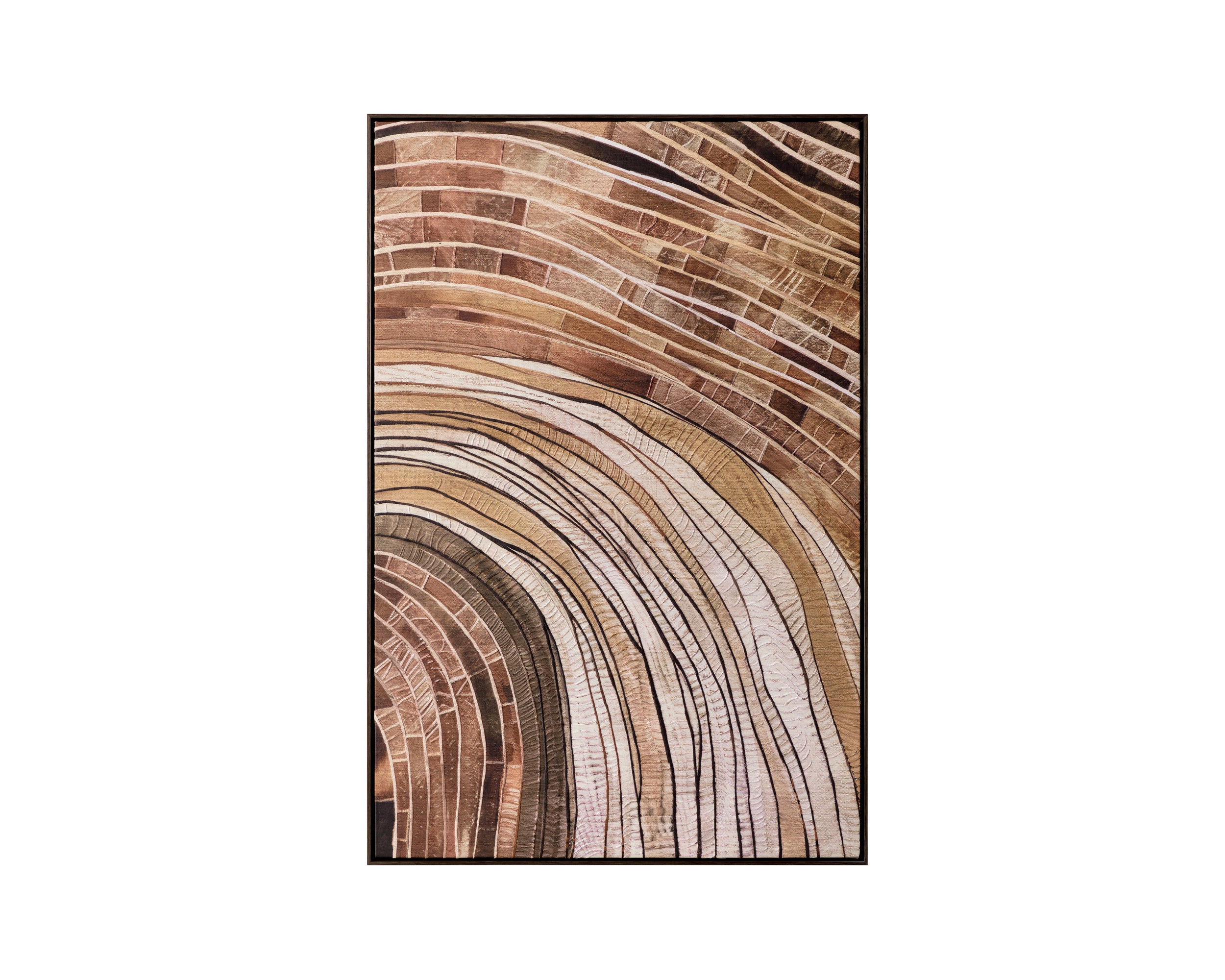 Turning Point I - 40" X 60" - Bronze Floater Frame
