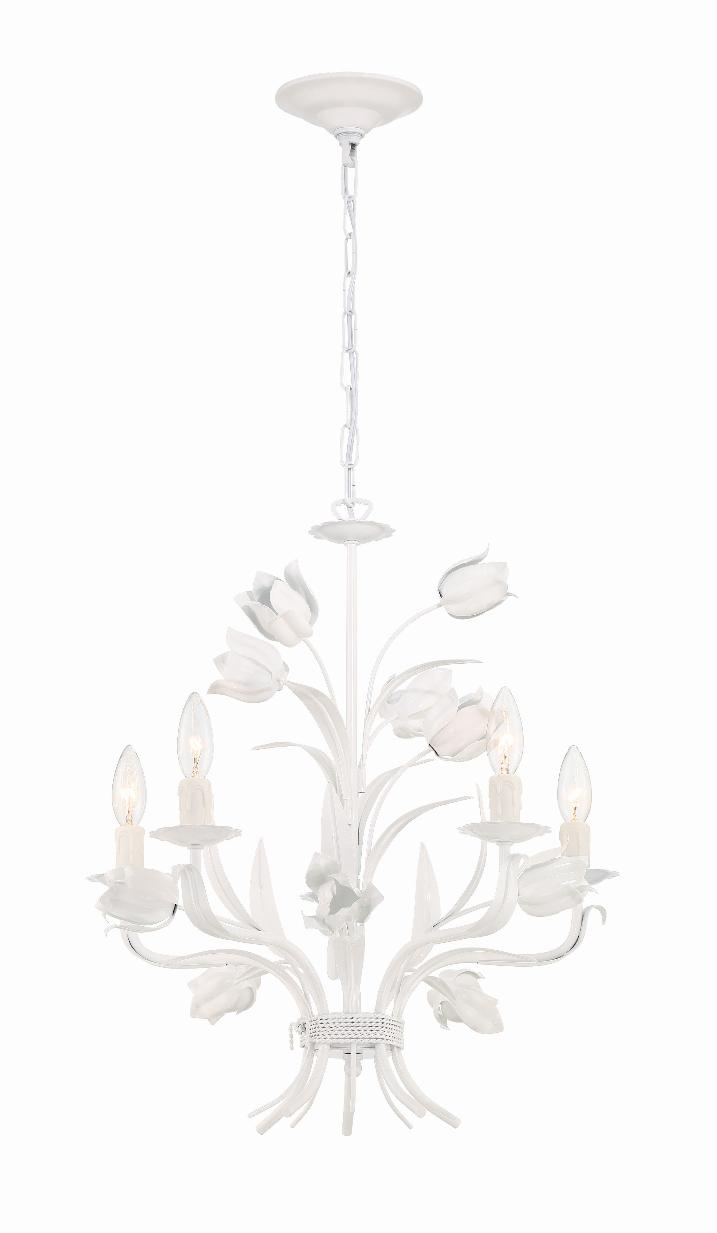 Southport 20'' Wet White Chandelier