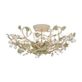 Josie 20.5'' Champagne Green Tea Semi Flush Mount