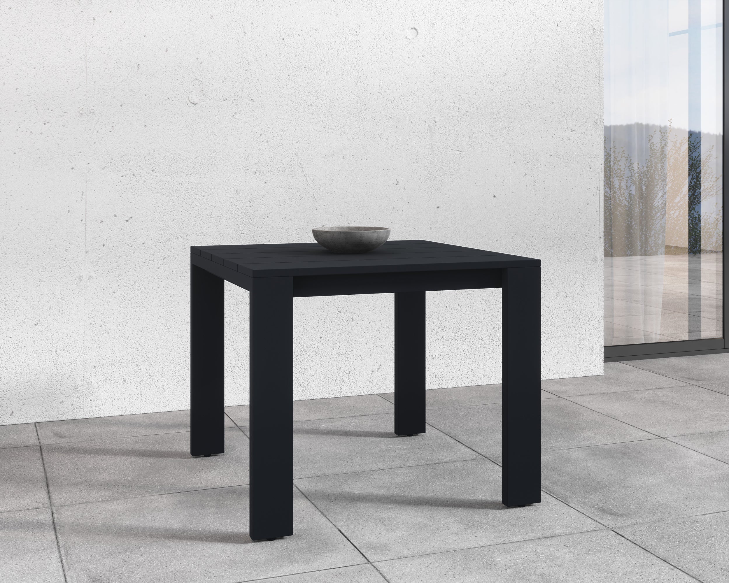 Lucerne Dining Table - Sterling Black - 36"