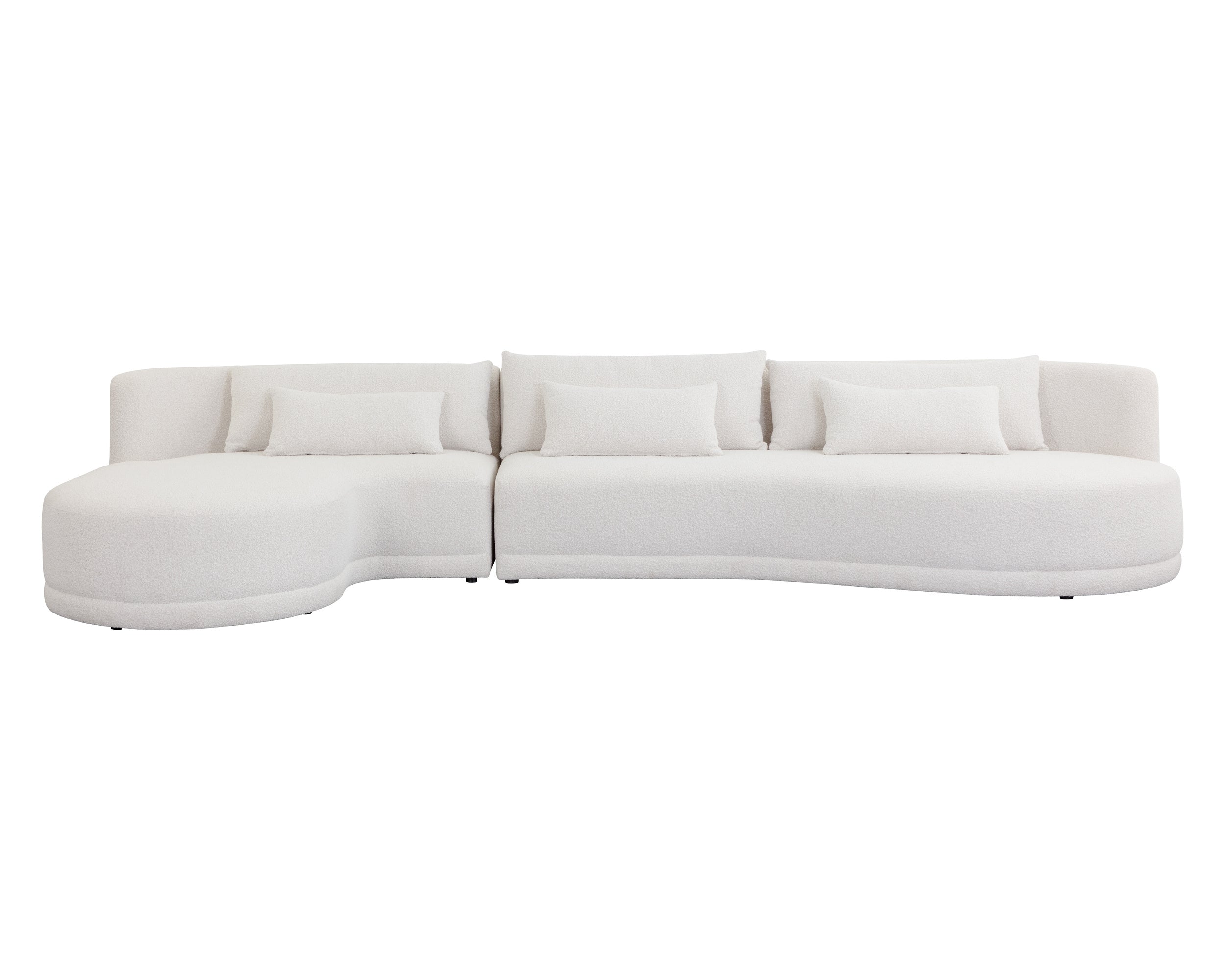 Laken Sofa Chaise - Laf - Copenhagen White