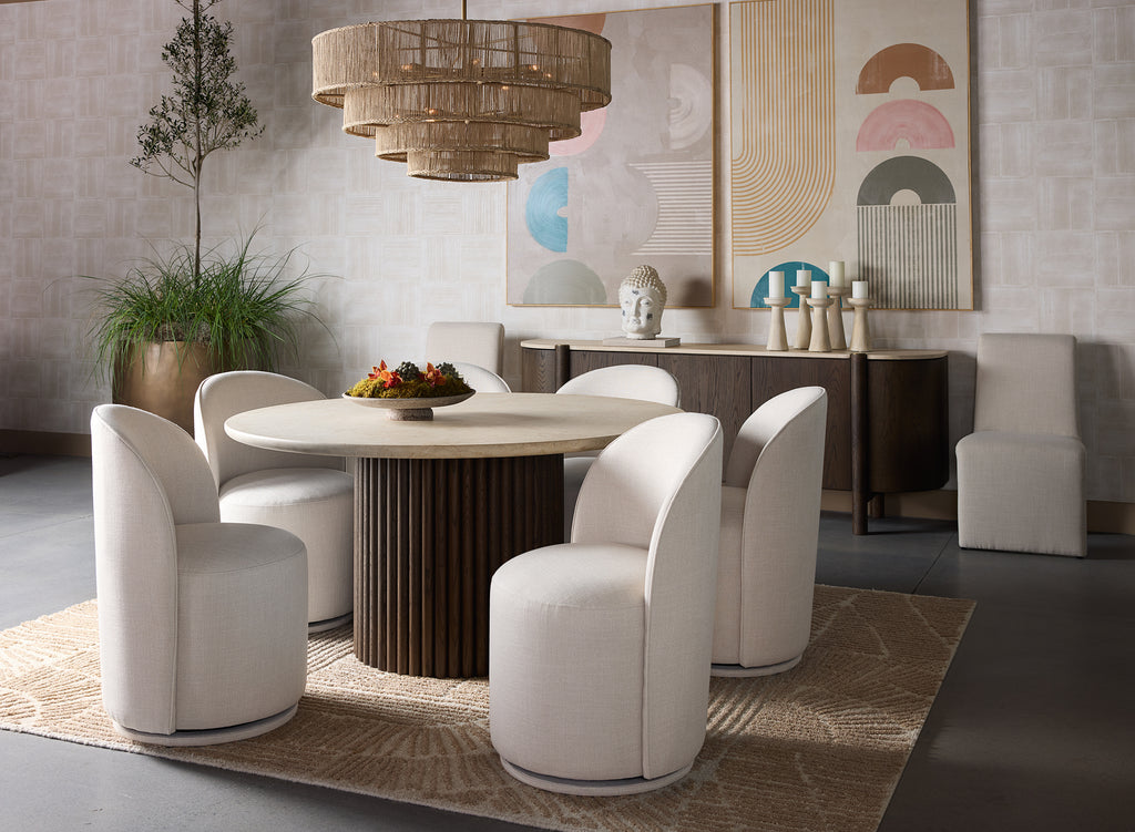 Cascata Dining Chair - Effie Linen