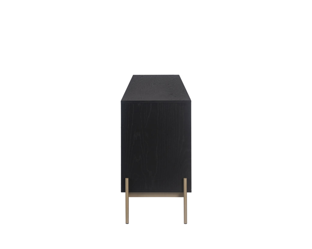 Avida Sideboard - Large - Gold - Black/Natural