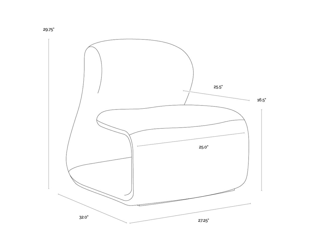 Sophiene Lounge Chair - Copenhagen Olive