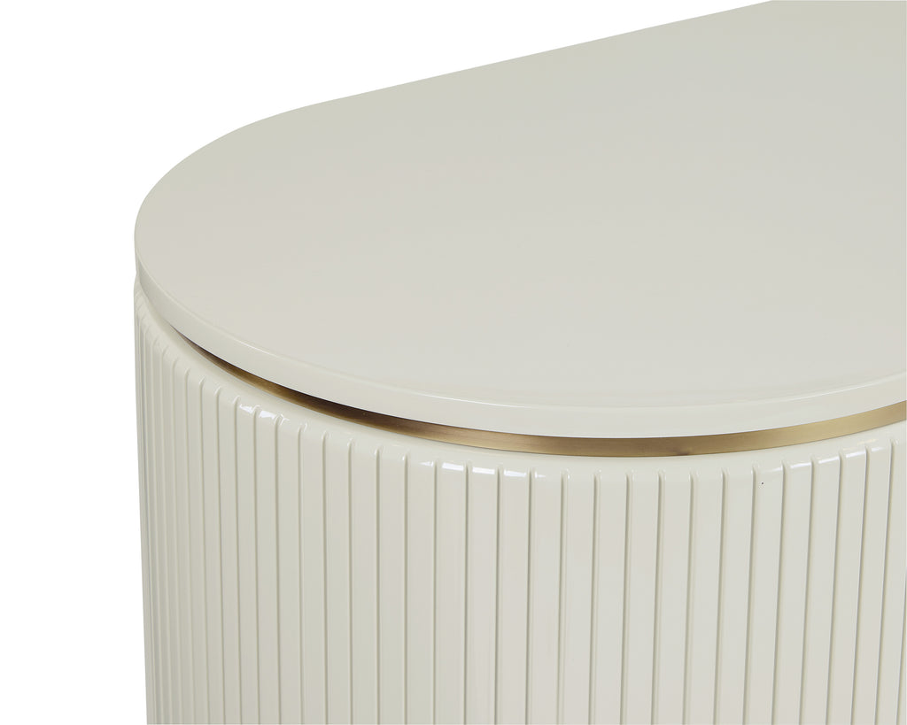 Paloma Sideboard - High Gloss Cream