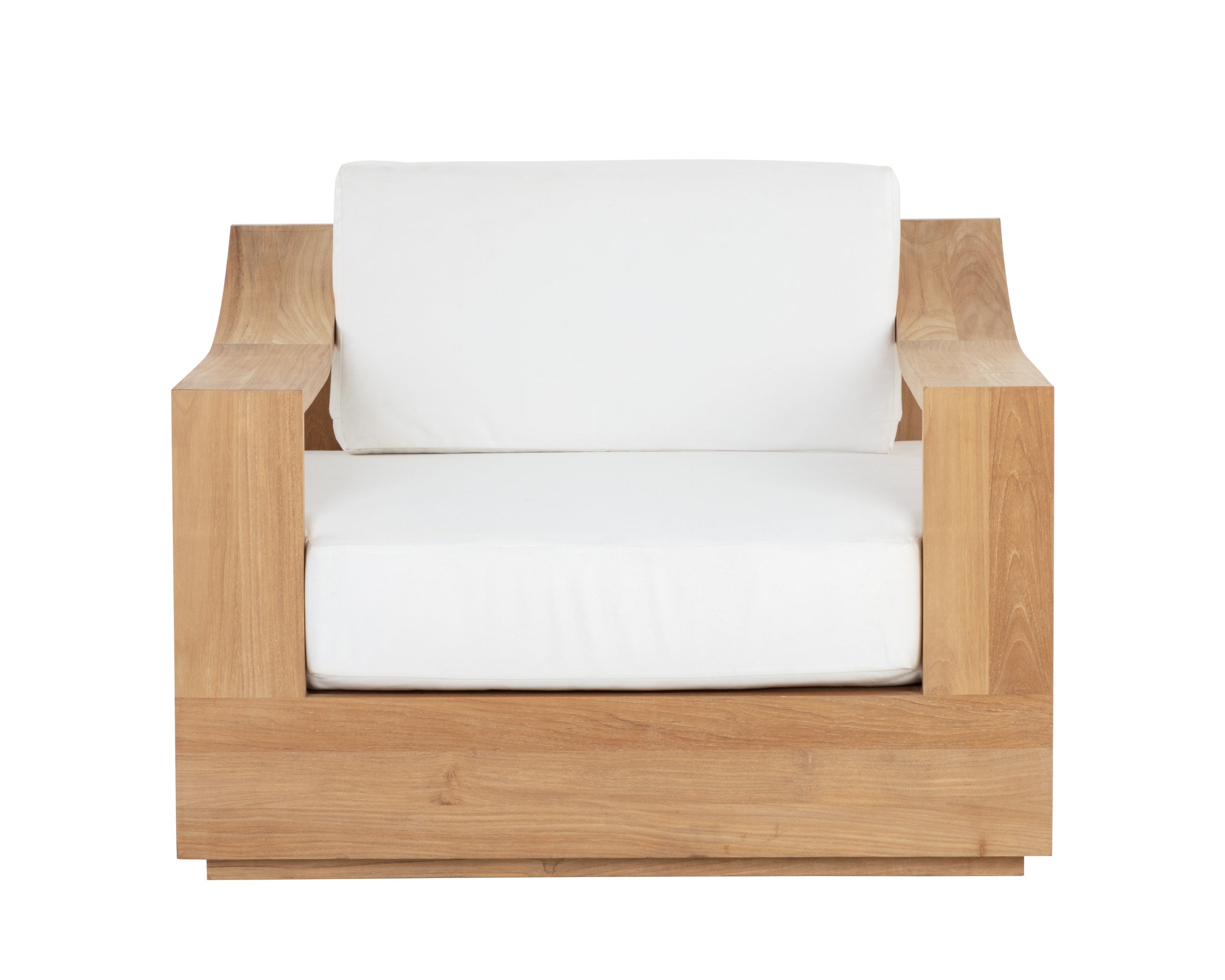 Tahiti Swivel Lounge Chair - Stinson White