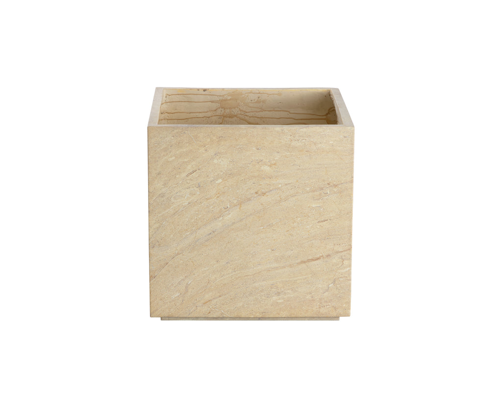 Tansy Planter - Travertine Look