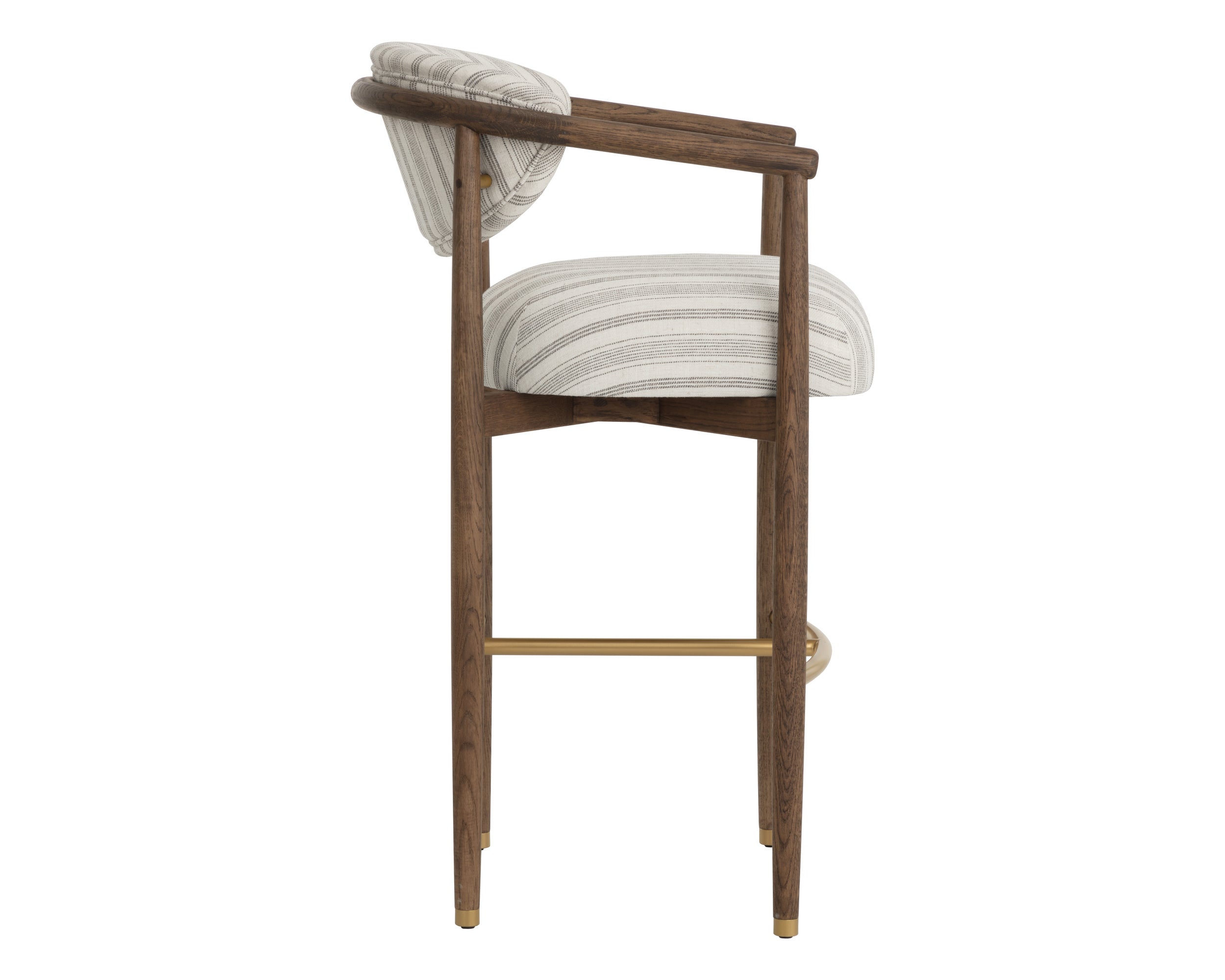 Sigrid Barstool - Antique Brown - Gifford Script
