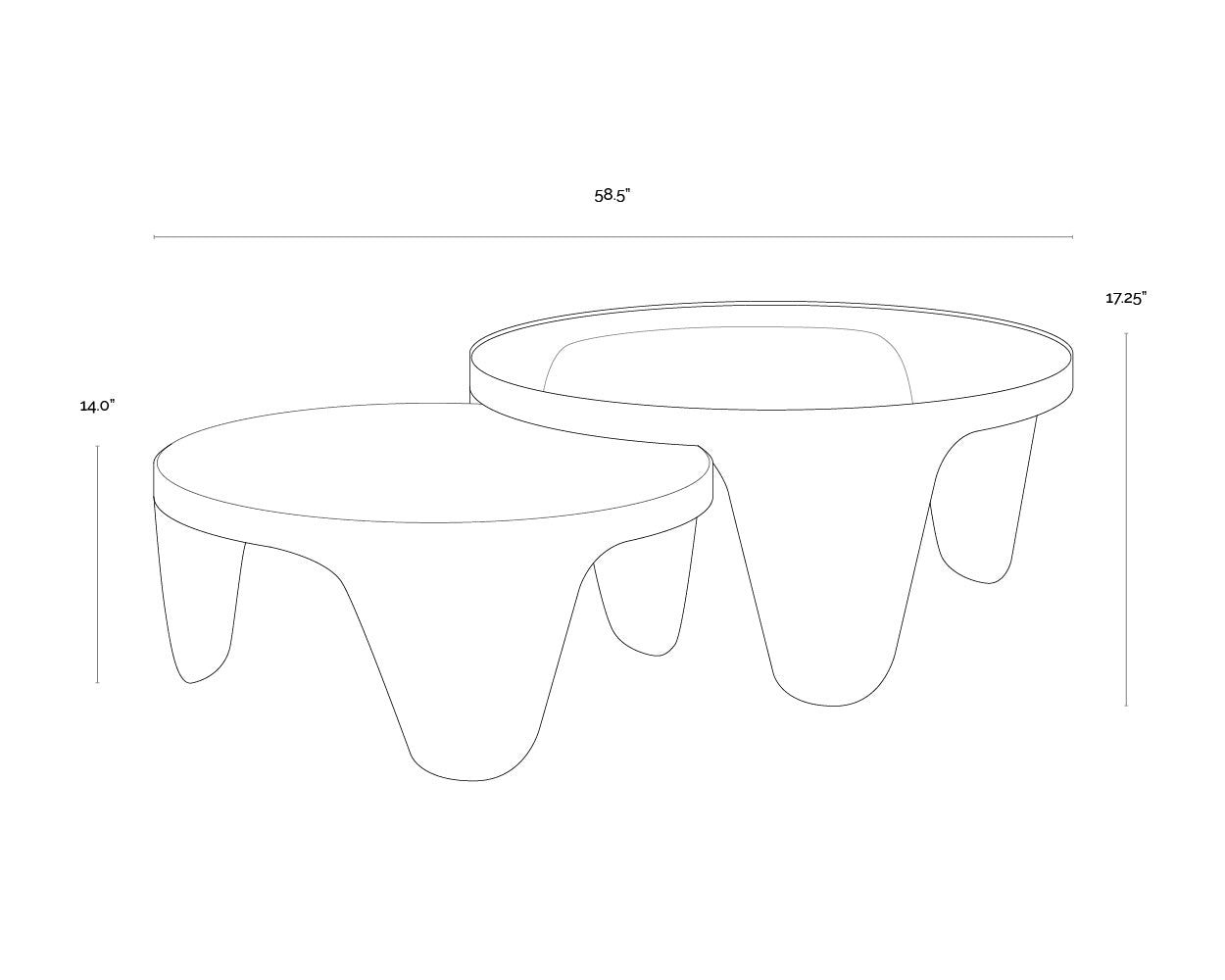 Mysaria Nesting Coffee Tables (Set Of 2)