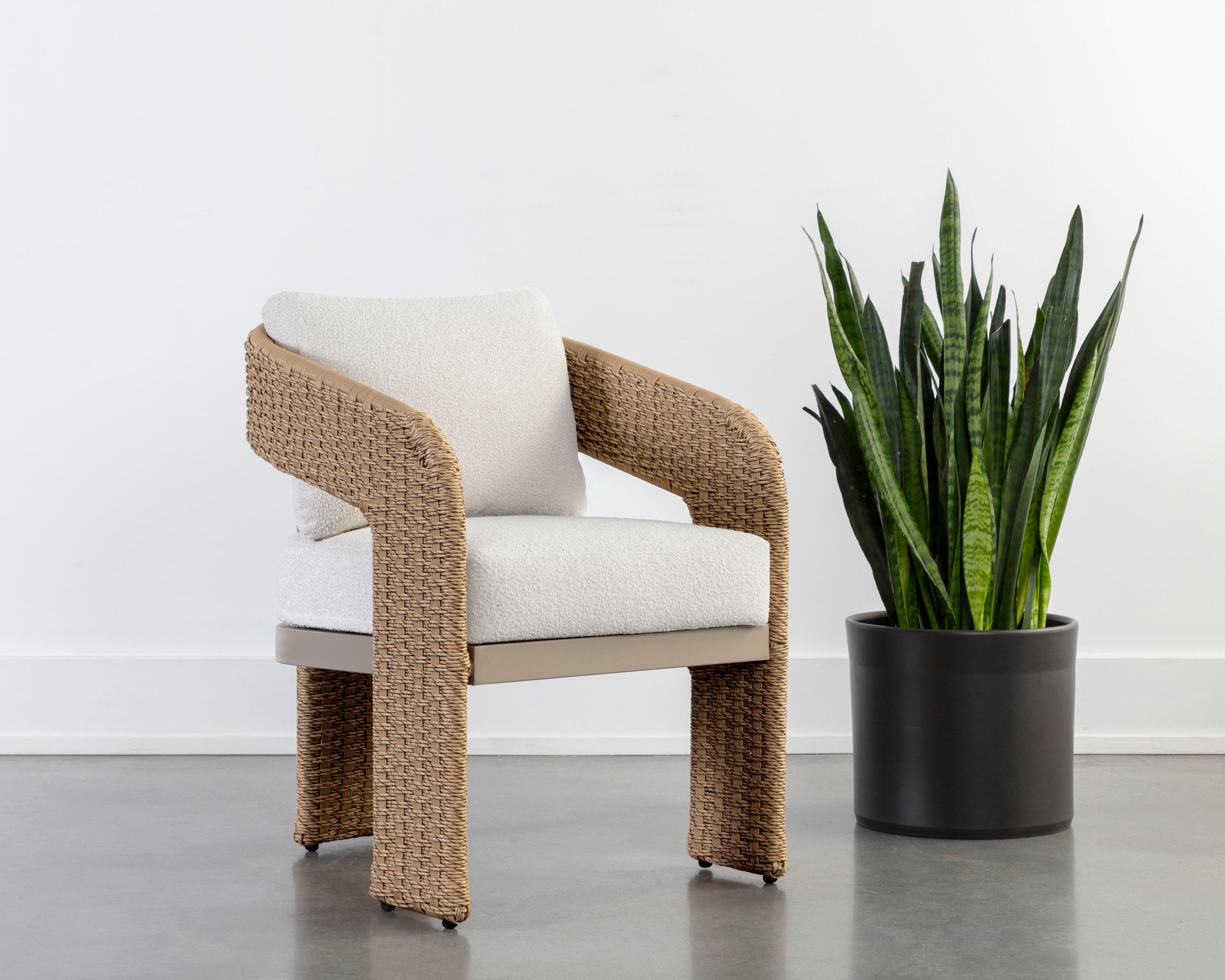 Pylos Dining Armchair - Natural - Louis Cream