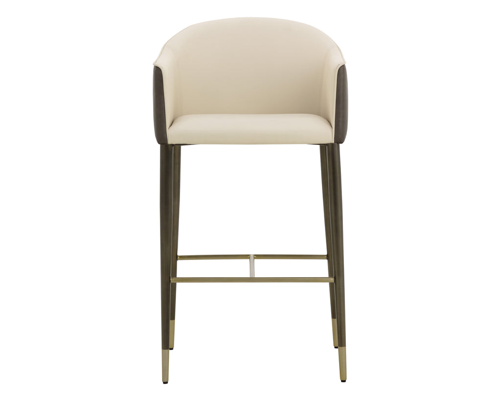 Kylin Barstool - Dillon Cream / Bravo Ash