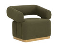 Aggie Swivel Lounge Chair - Copenhagen Olive