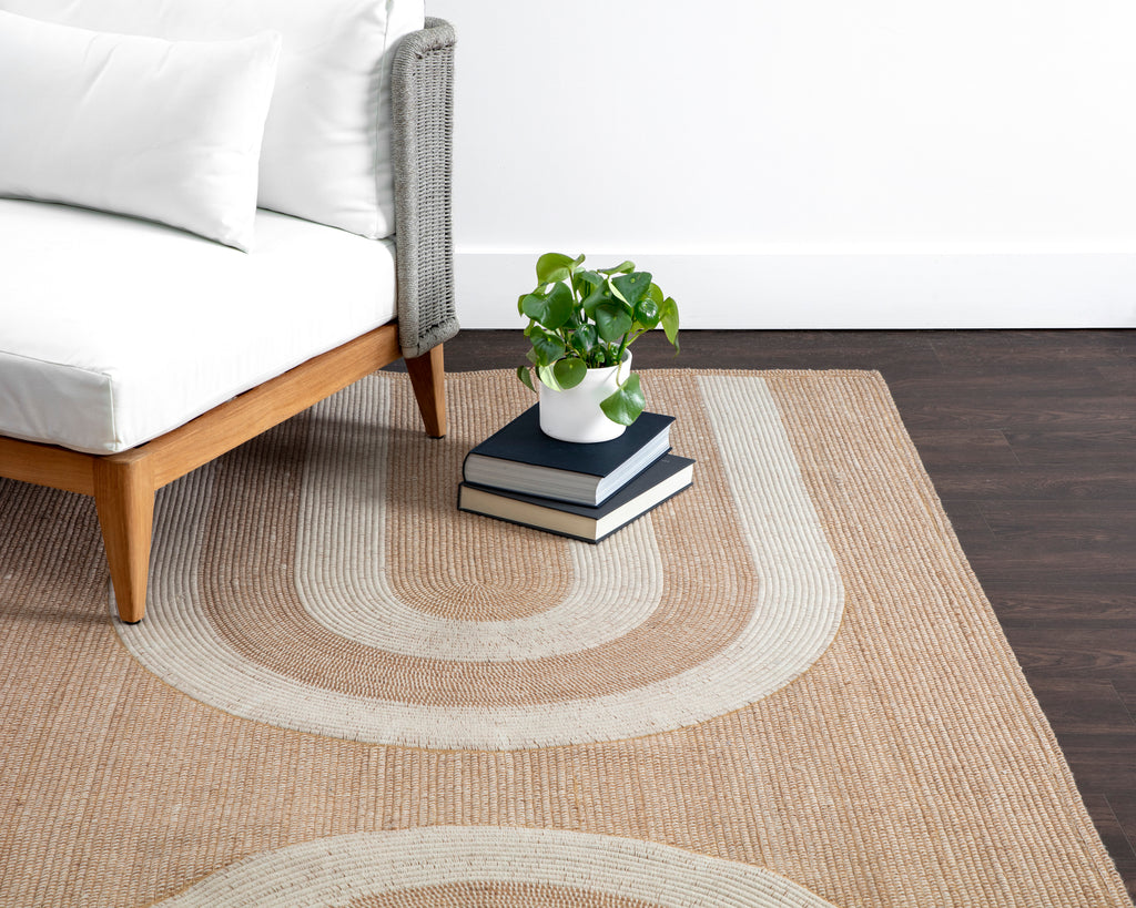 Derby Hand-Woven Rug - Sand / Cream - 10' X 14'