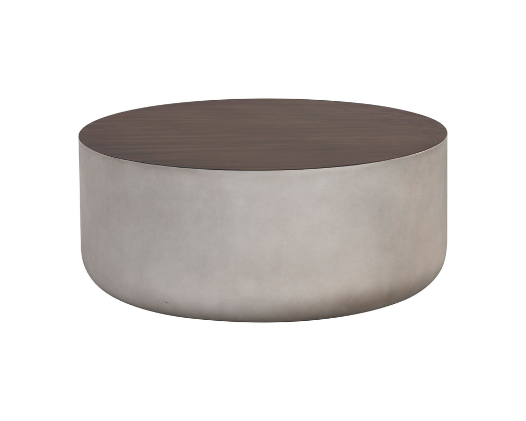 Diaz Coffee Table - Grey - Wood Grain Brown