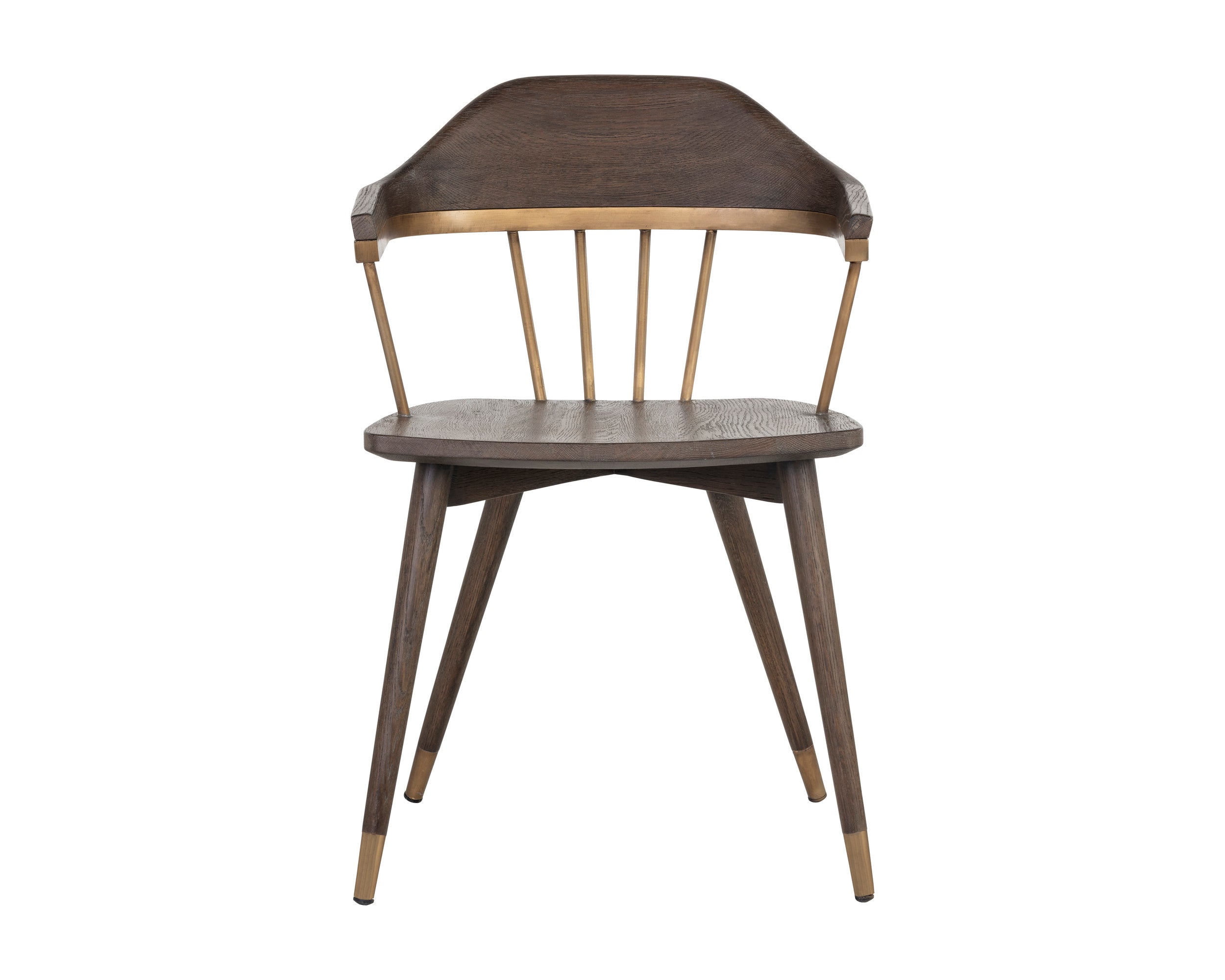 Demi Dining Armchair - Distressed Brown