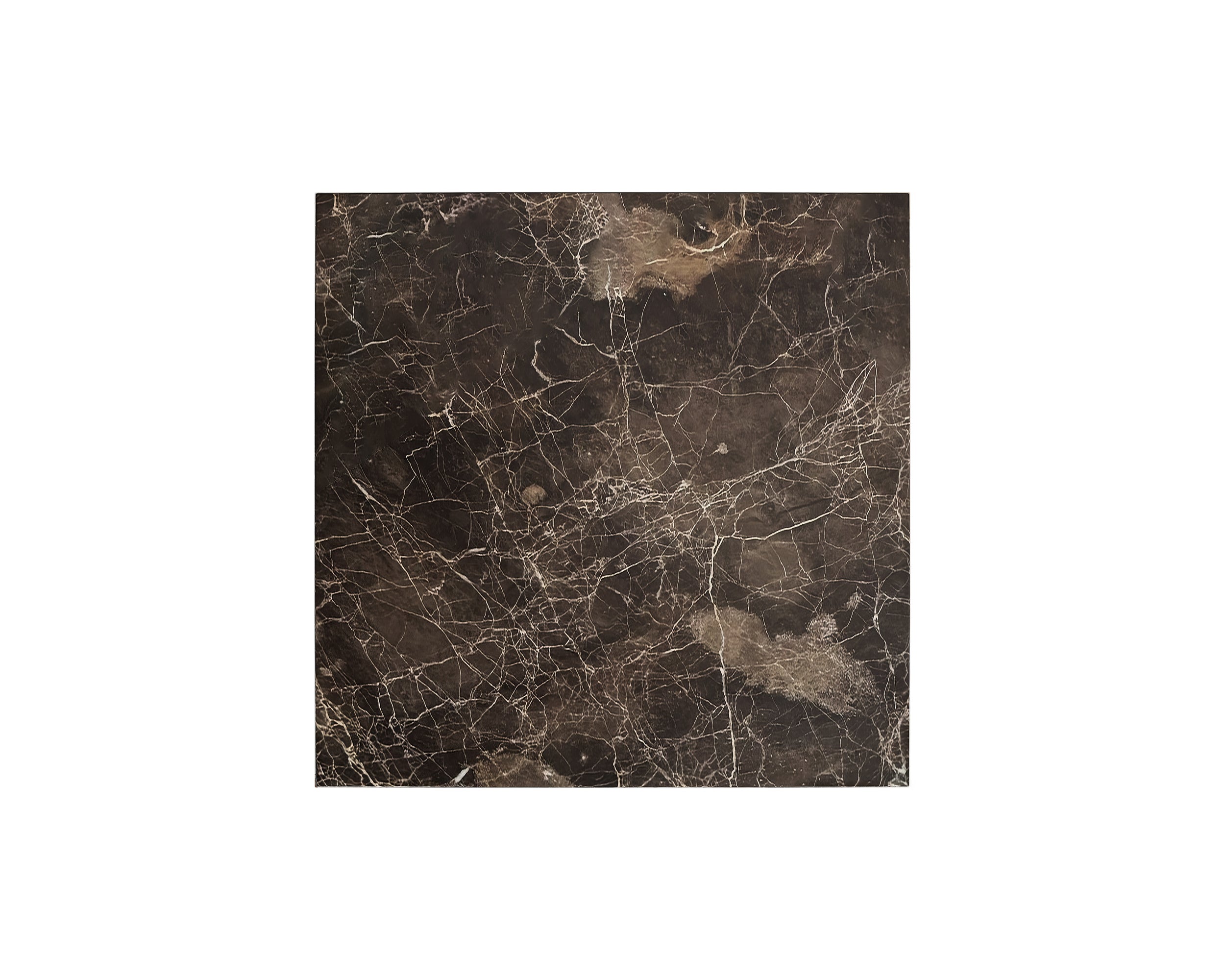 Laros End Table - Dark Emperador Marble