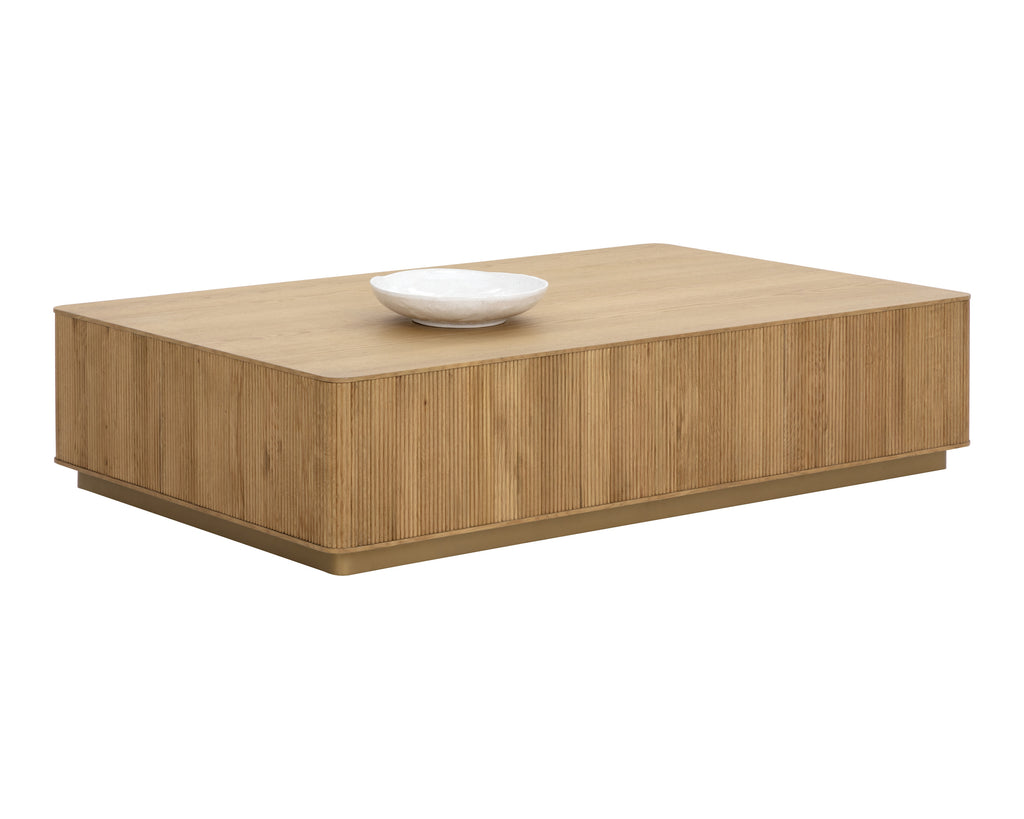 Kalla Coffee Table - Rectangular - Rustic Oak