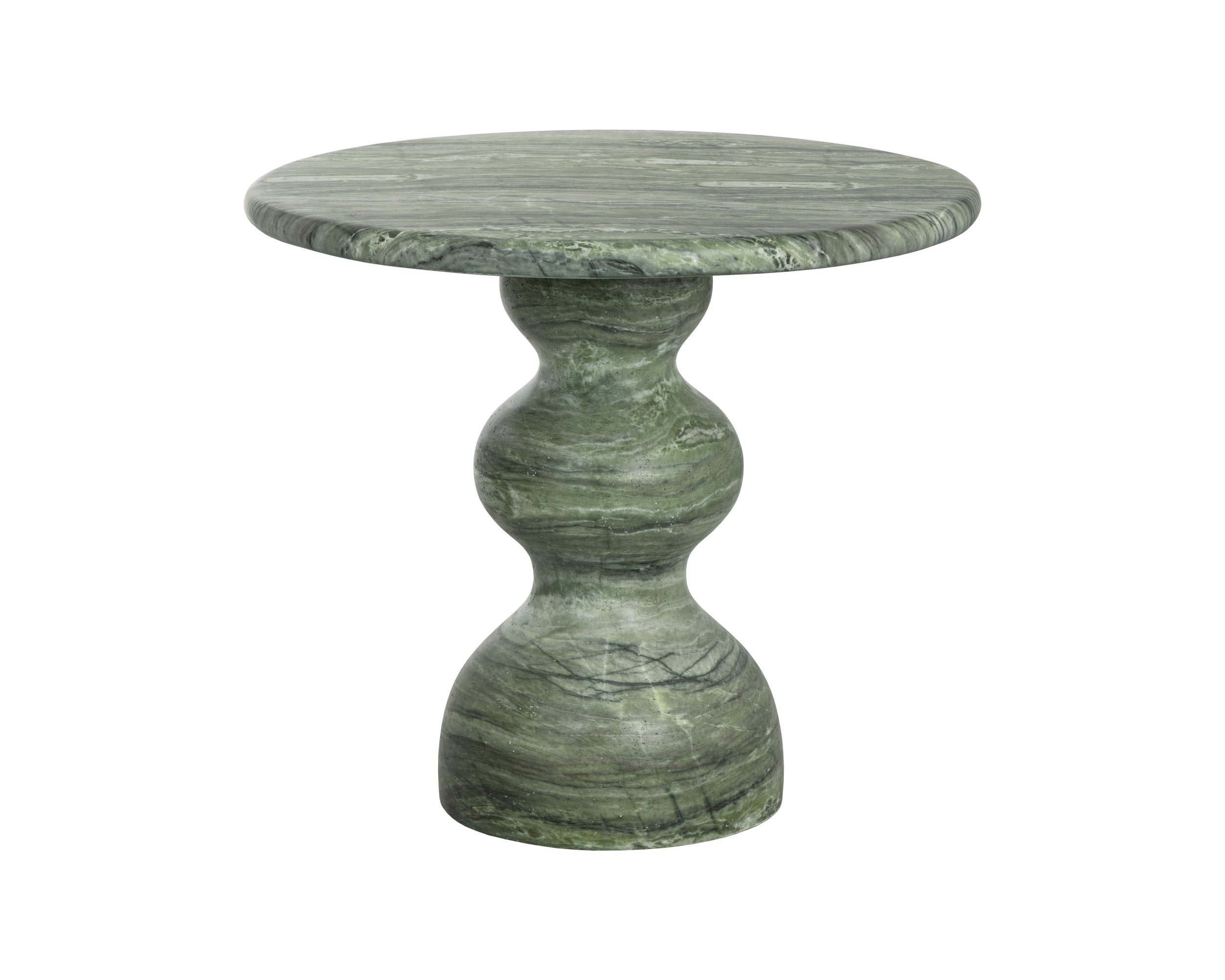 Raul Bistro Table - Marble Look - Sage - 34"