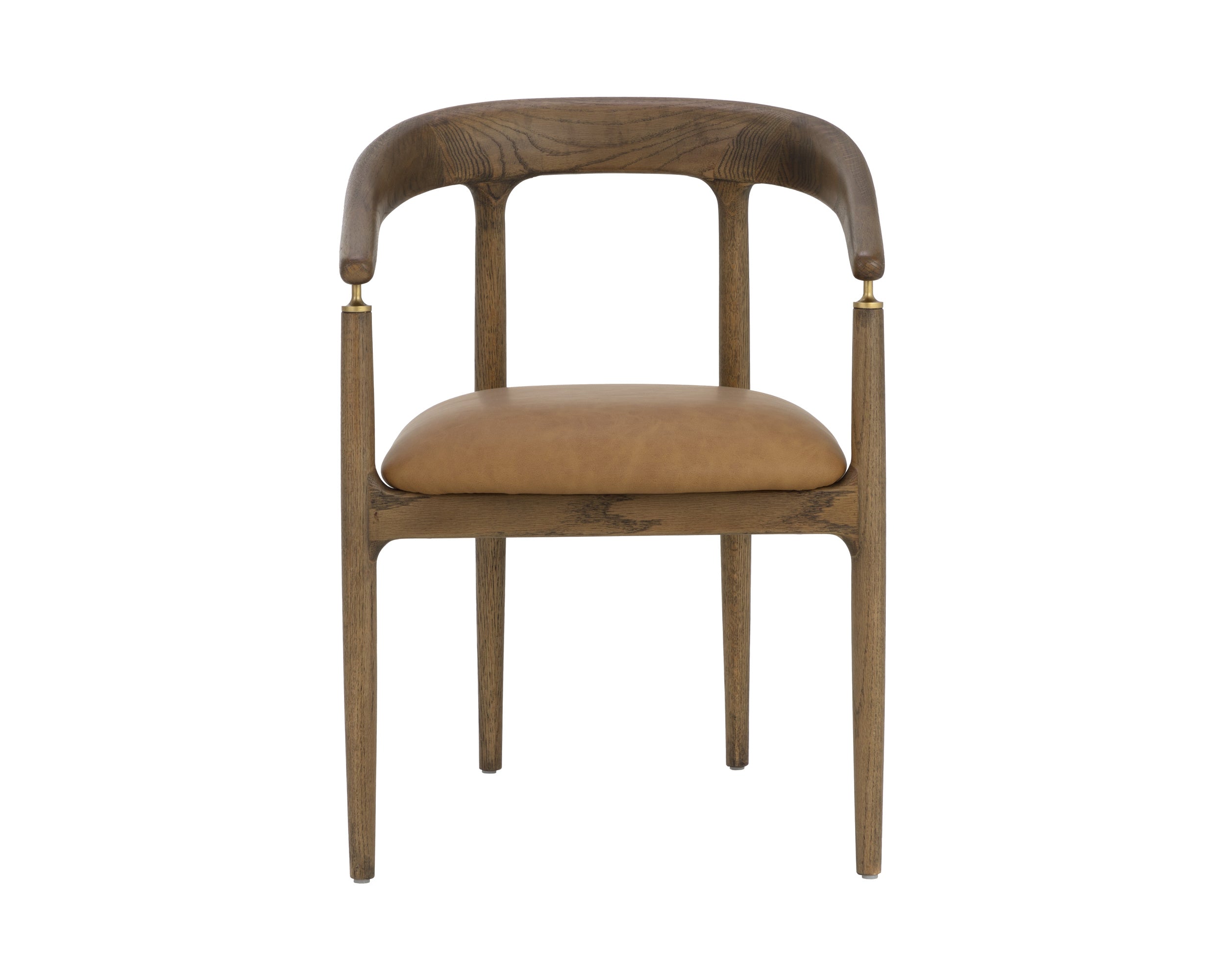Valmont Dining Armchair - Milliken Cognac