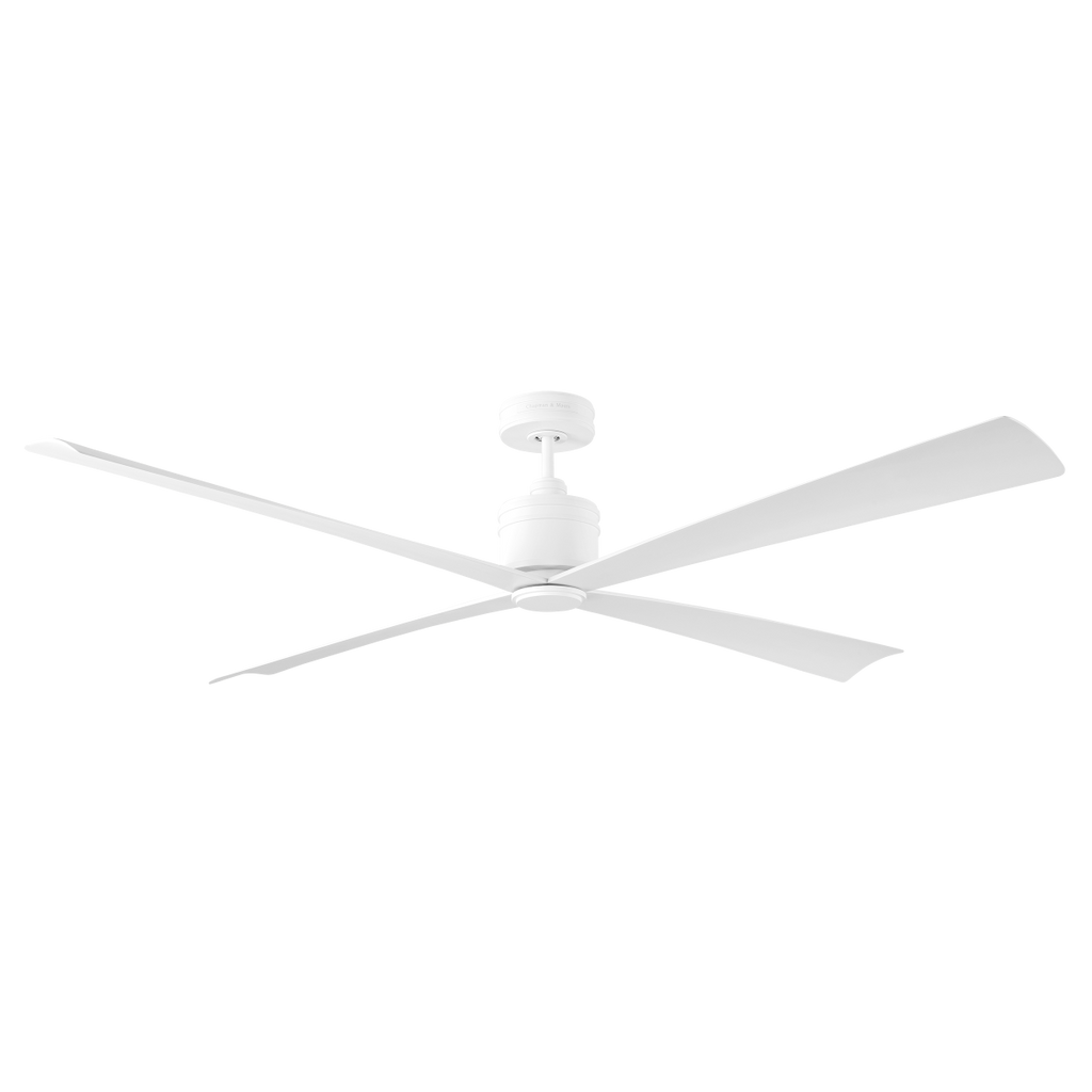 Launceton 72 Ceiling Fan | Blades Matte White