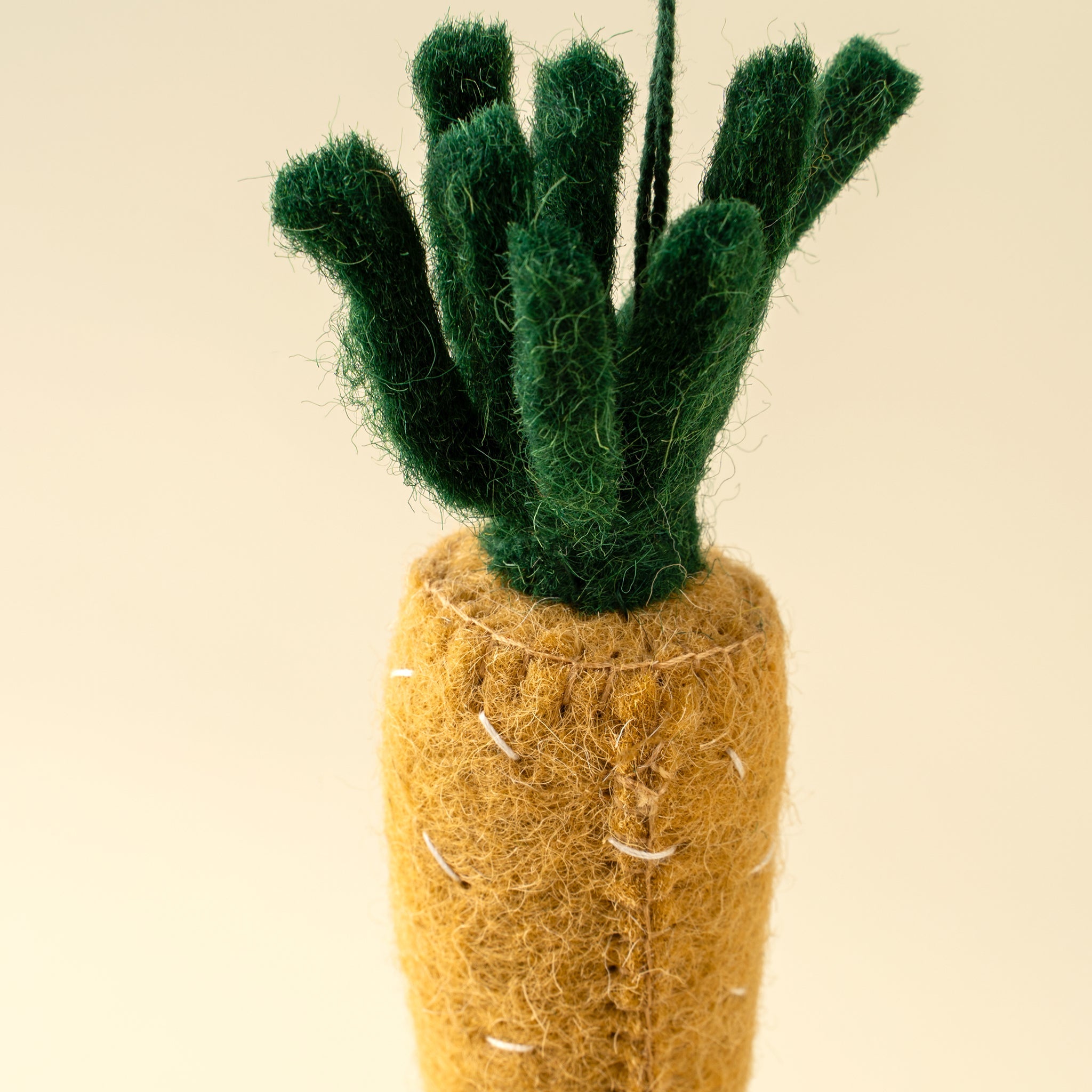Easter Carrot Felt Ornament, Orange