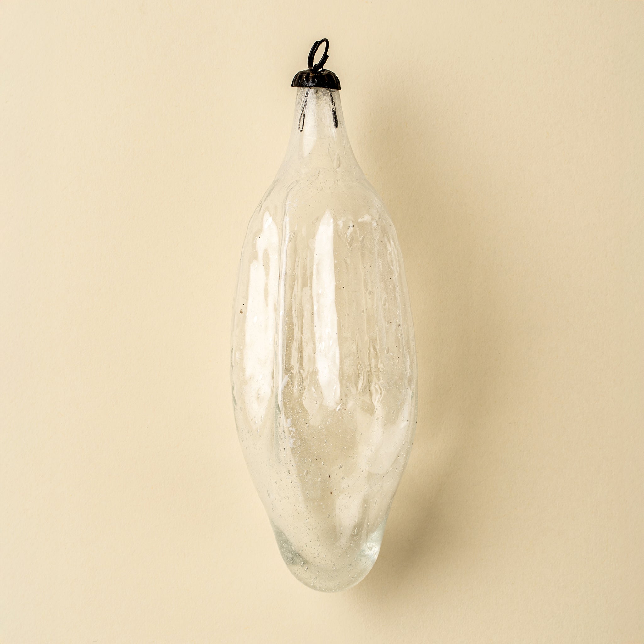 Recycled Vintage Seedpod Ornament, Clear