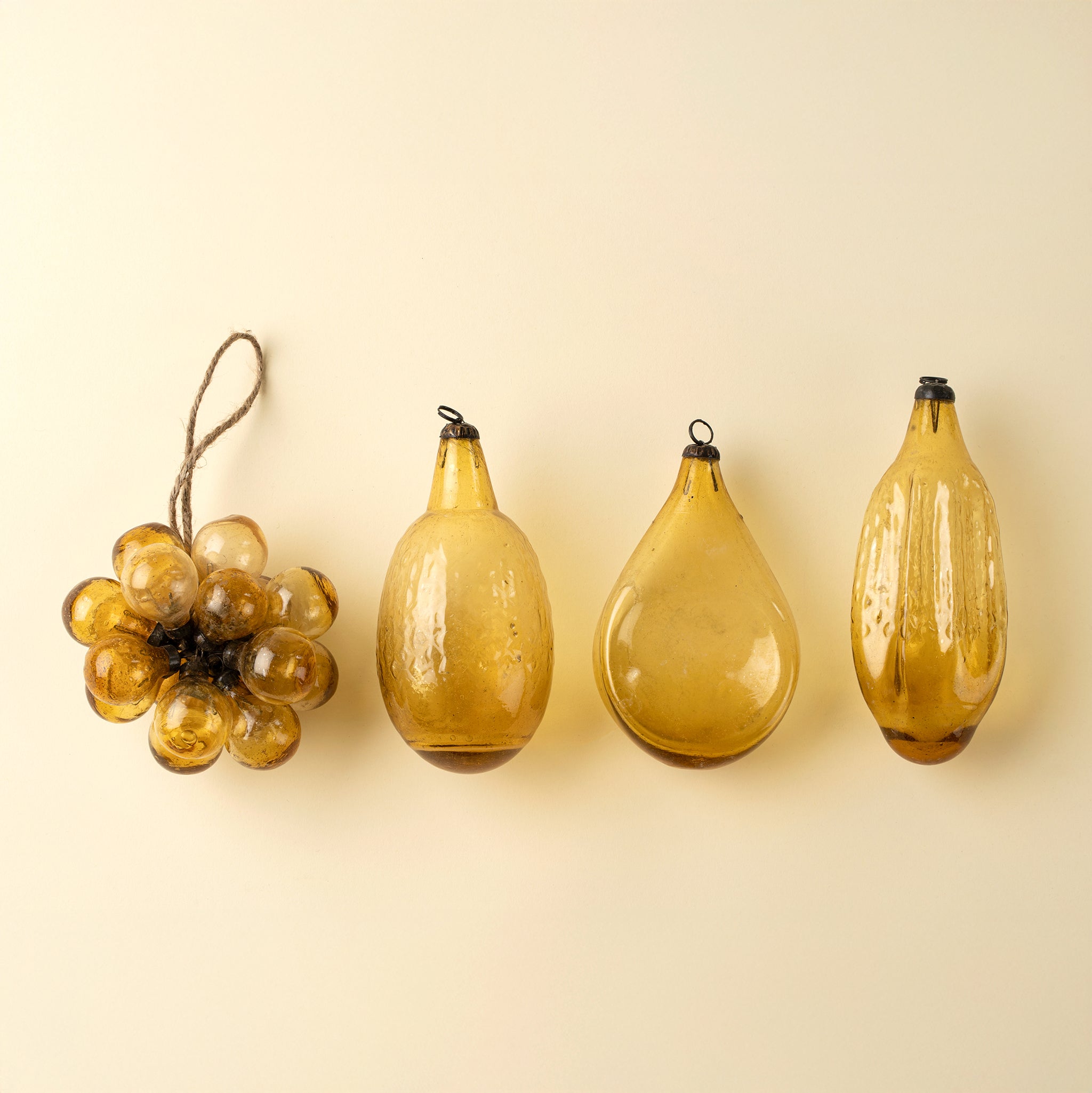 Recycled Vintage Seedpod Ornament, Gold