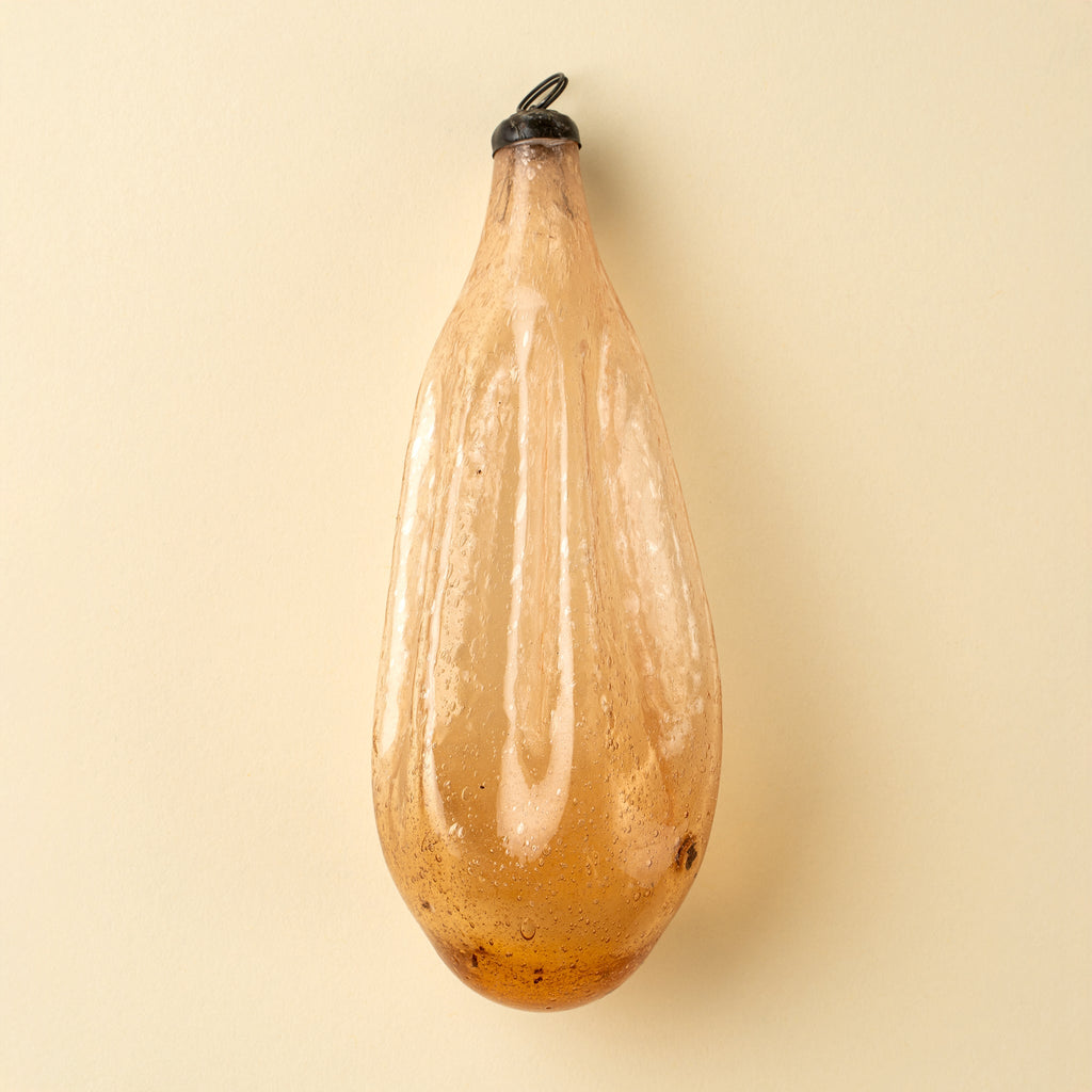 Recycled Vintage Seedpod Ornament, Peach