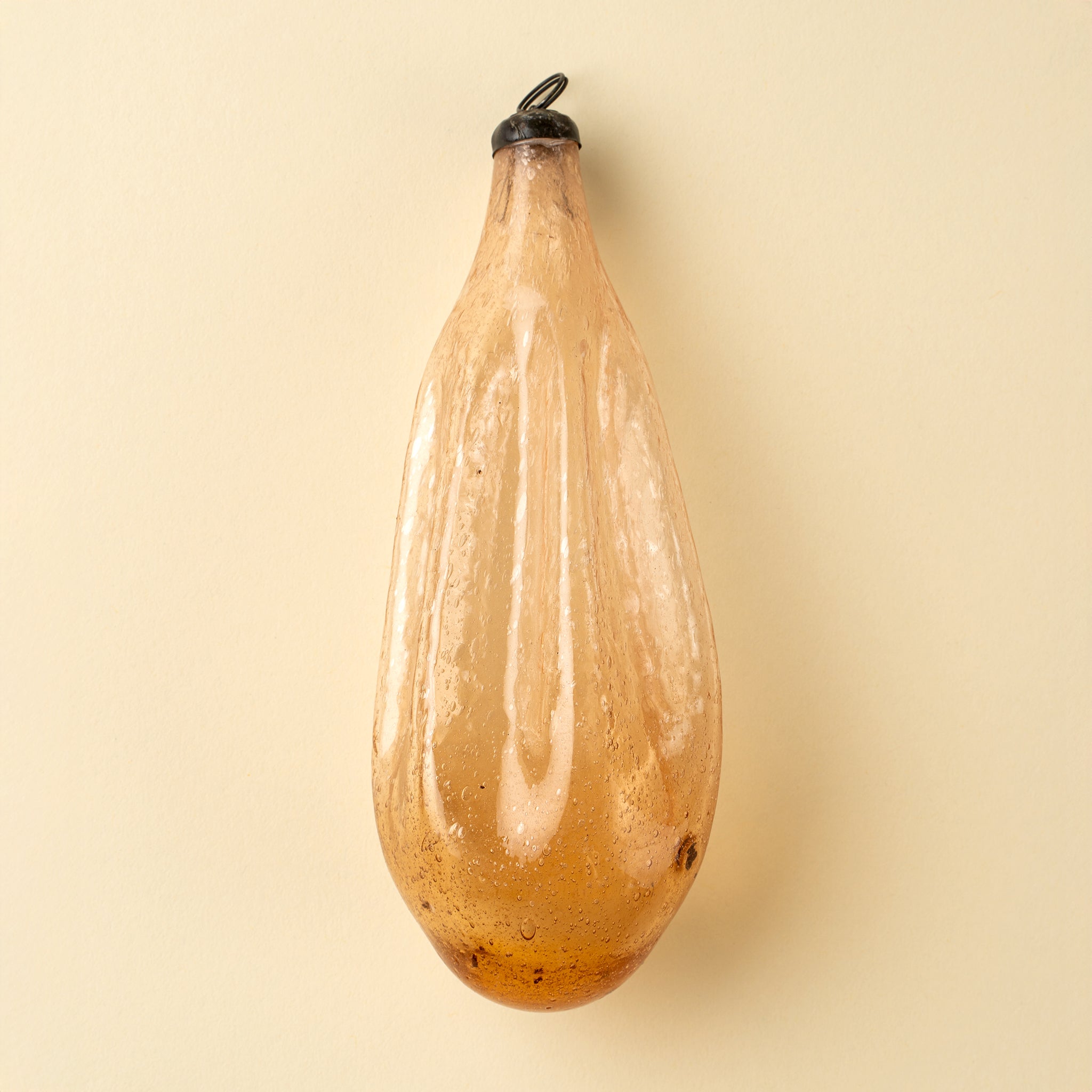 Recycled Vintage Seedpod Ornament, Peach